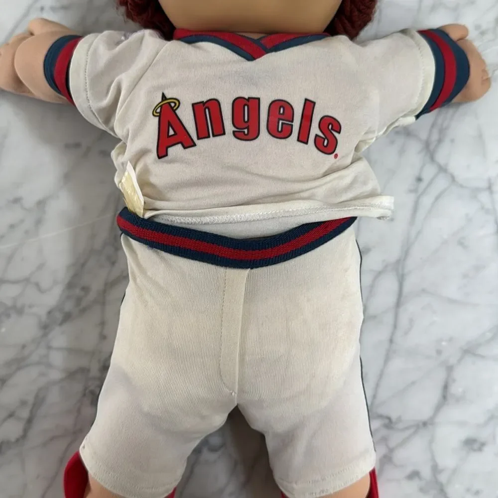 Vintage cabbage patch kids MLB California Angels Jersey edition uniform baseball